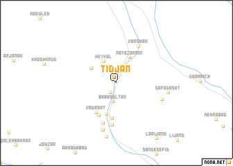 map of Tīdjān