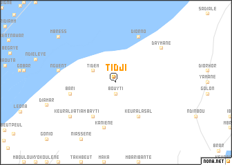 map of Tidji