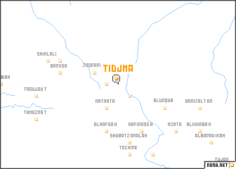 map of Tidjma