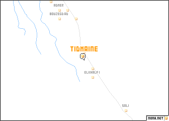 map of Tidmaïne