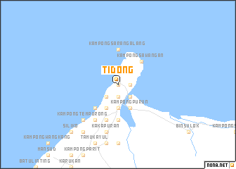 map of Tidong