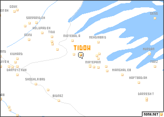 map of Tīdow