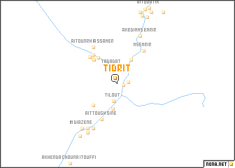 map of Tidrit