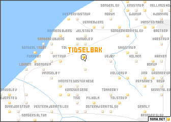 map of Tidselbak