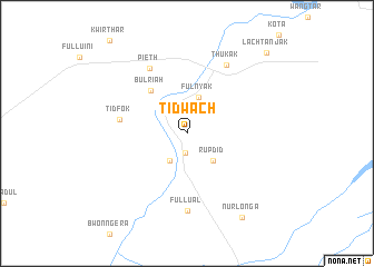 map of Tidwach