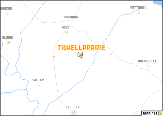 map of Tidwell Prairie