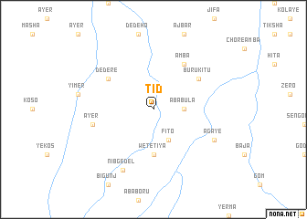 map of Tʼid