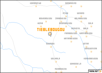 map of Tiéblébougou