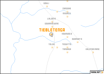 map of Tiéblétenga