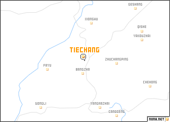 map of Tiechang