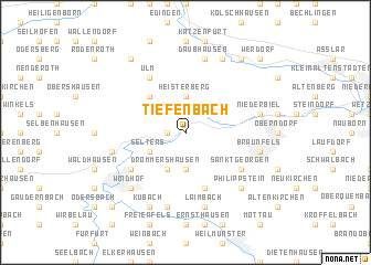 map of Tiefenbach