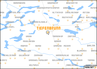 map of Tiefenbrunn