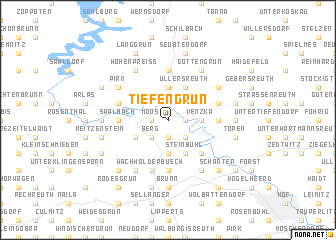 map of Tiefengrün