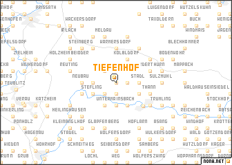 map of Tiefenhof