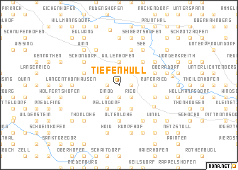 map of Tiefenhüll