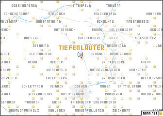 map of Tiefenlauter