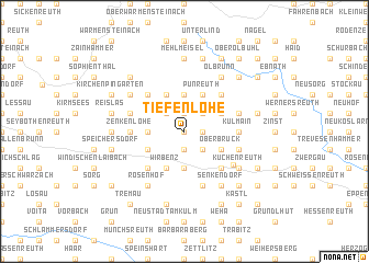 map of Tiefenlohe