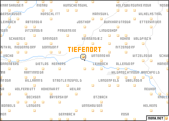 map of Tiefenort