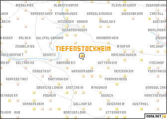 map of Tiefenstockheim
