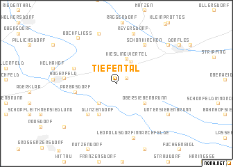 map of Tiefental