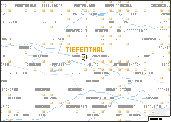 map of Tiefenthal