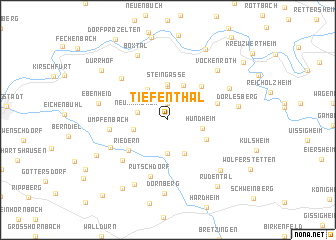 map of Tiefenthal