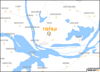 map of Tiefoji