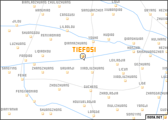 map of Tiefosi