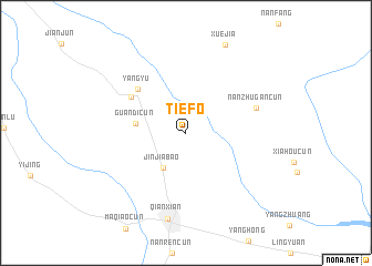 map of Tiefo