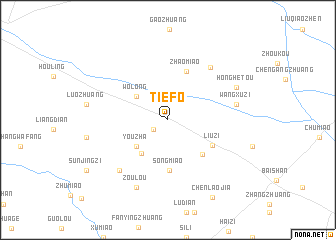 map of Tiefo