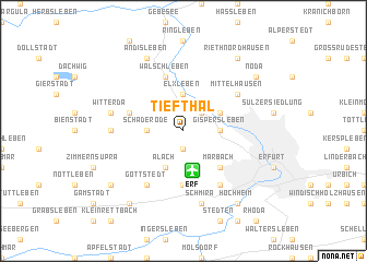 map of Tiefthal