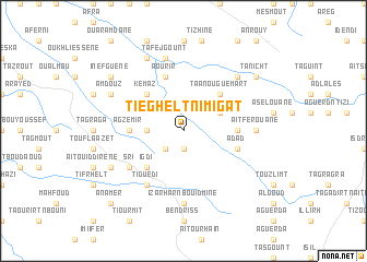 map of Tieghelt-n-Imigat