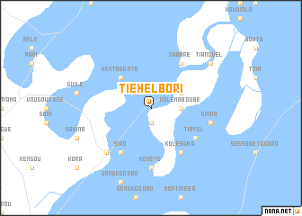 map of Tiéhel Bori