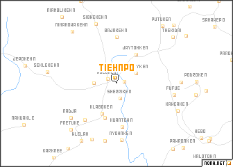 map of Tiehnpo