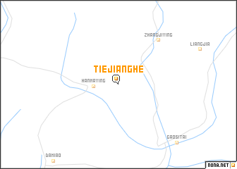 map of Tiejianghe