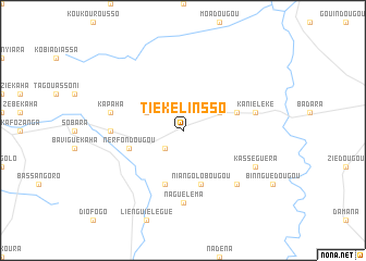 map of Tiékélinsso