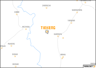 map of Tiekeng