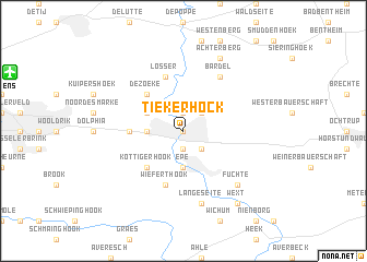 map of Tiekerhock