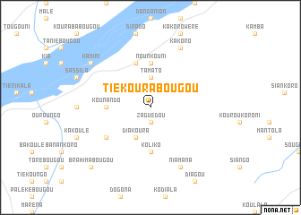 map of Tiékourabougou