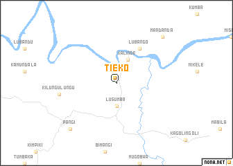 map of Tieko