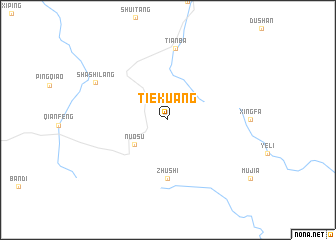 map of Tiekuang