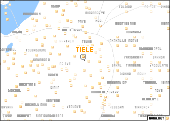 map of Tiélé