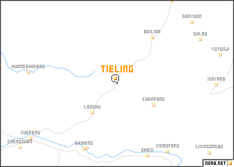 map of Tieling
