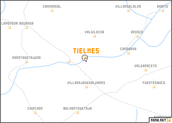 map of Tielmes