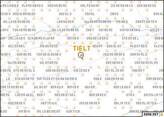 map of Tielt