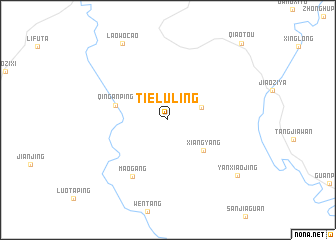 map of Tieluling