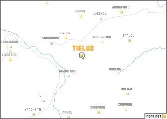 map of Tieluo