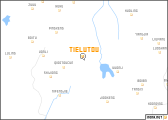 map of Tielutou