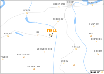 map of Tielu