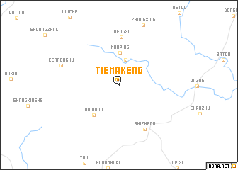 map of Tiemakeng
